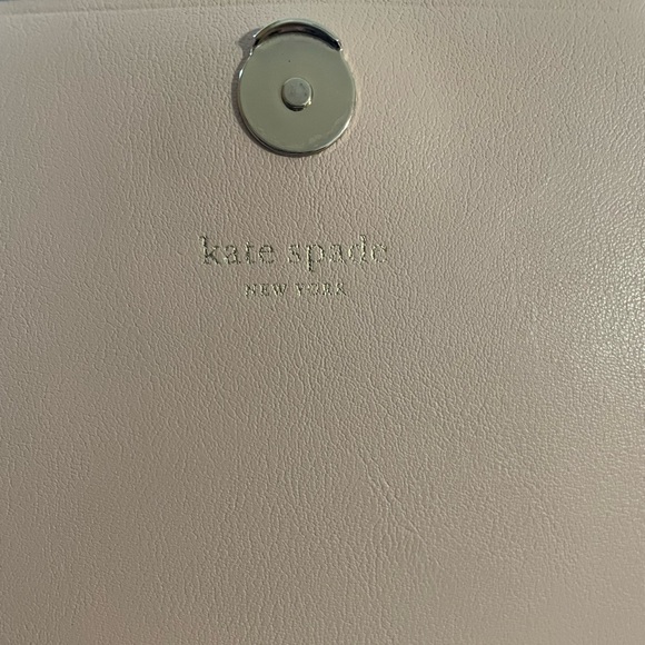 SOLD kate spade Black Crossbody Flap Top Leather Purse Gently Used - Picture 6 of 12